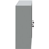 vidaXL Orodna omara Siva, Črna Hladno valjano jeklo 100 x 20 x 55 cm | Shoptok.si