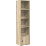 Maison Chic Knjižna omara - Knjižni regal sonoma hrast 31x24x127 cm inženirski les, (21725794) Cene