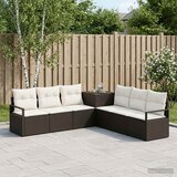  Set sofe 7 kom. Crna i krem-bijela 120 x 62 x 69 cm | shoptok.hr