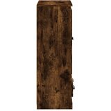  Visoka komoda dimljeni hrast 60x35,5x103,5cm konstruiranog drva | shoptok.hr