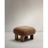 Kave Home Rjav tabure iz tkanine bouclé Nema – | Shoptok.si
