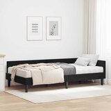  Kutni krevetni okvir s madracem 2 kom. Crna 100 x 200 cm Baršun | shoptok.hr