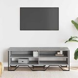 TV ormarić siva boja hrasta 122 x 34 x 41 cm konstruirano drvo | shoptok.hr