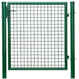 x Vrata za ogradu (87 cm 1 m, Zelene boje, Metal) | shoptok.hr