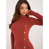 Wool Fashion Italia Dress-AT-SK-2345-2.32-dark orange | Shoptok.si