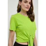 Silvian_Heach Kratka majica ženski, zelena barva