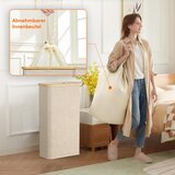 LIFEWIT 65 L Zložljiv ozek koš za perilo s pokrovom | Shoptok.si