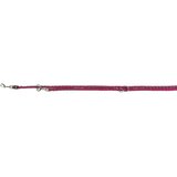 Trixie Povodec Cavo prilagodljiv L-XL 200 cm/18mm temno roza/siva | Shoptok.si