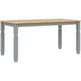  Blagovaonski stol Corona sivi 160x80x75 cm od masivne borovine | shoptok.hr