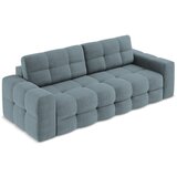 Makamii Modra raztegljiva sedežna garnitura iz tkanine bouclé 255 cm Milu – | Shoptok.si