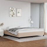  Okvir za krevet bez madraca boja cappuccina 200x200 cm od umjetne kože | shoptok.hr