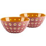 guzzini Komplet 2 skled Ø12 cm LE MURRINE - Mauve/White/Caramel Cene
