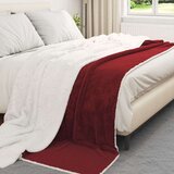  Odeja Bordeaux rdeča 240 x 270 cm Flis, (5000288042) | Shoptok.si