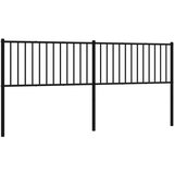 Maison Chic kovinsko posteljno vzglavje - vzglavna omarica - nočna omarica črno 200 cm, (21704773) Cene