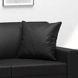  Ukrasni jastuci 2 kom crni 40 x 40 cm od umjetne kože | shoptok.hr