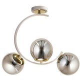 Squid Lighting stropna svetilka v srebrni barvi s steklenim senčilom ø 15 cm Sesa | Shoptok.si
