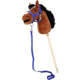QHP Komplet oglavke in povodca Hobby horse - kobaltno modra | Shoptok.si