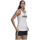 Adidas Majice s kratkimi rokavi Ess Lin Slim Bela | Shoptok.si