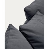 Kave Home Antracitno siva lanena sofa 240 cm Nora – | shoptok.hr