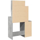  Toaletni stolić s ormarićem siva boja betona 80x35x132 cm | Eponuda.com
