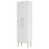 Hanah home berlin a - white, gold whitegold shoe cabinet | ePonuda.com