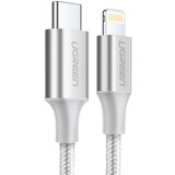 Ugreen USB-C to Lightning Cable Aluminum Shell Braided 1m Silver Cijene