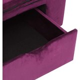 SOFA za pse s ladicom bordo 75 x 50 x 38 cm plišana | shoptok.hr