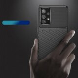 Onasi silikonski ovitek tunder armor za samsung galaxy A54 - črn | Shoptok.si