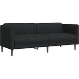 3-dijelni set sofa crni od tkanine | Eponuda.ba