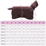 Pokrivač za konje Puni tamnosmeđi 85 cm Poliester | Eponuda.com