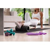 Rebel Active masažni valjak s izbočinama 14x33cm, crni, EVA materijal | shoptok.hr