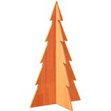  Drveno ukrasno božićno drvce voštano smeđi 80 cm od borovine | shoptok.hr
