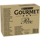 Gourmet Mega pakiranje Perle 96 x 85 g - Losos i bijela riba, sardina i tuna, losos i crni bakalar, morska riba i tuna | shoptok.hr