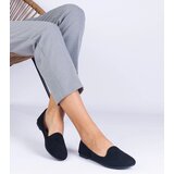 Gemre Valensia Black Classic Faux Suede Ballet Flats | Shoptok.si