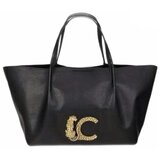 Lola Casademunt Torbe Leather-effect Shoulder Bag With Double Črna Cene
