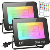  2x zunanji LED reflektor RGB z daljincem 50W IP65 Cene