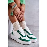Boto Women's Low Sport Shoes On The Platform White and Green Kyllie | Shoptok.si