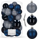 springos BOŽIČNE KROGE ZA BOŽIČNO JELKO 30 kosov SET 6/5/4 cm PREMIUM INDRUCTIBLE, (21636761) | Shoptok.si