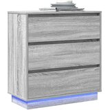  Noćni ormar s ladicama Siva 71 x 34,5 x 75 cm Konstruirano drvo | shoptok.hr