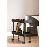 noo.ma Crni metalni regal na kotačima 60x62x30 cm Nolle – | shoptok.hr