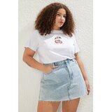 Trendyol Ženska majica Tbbss25Bf00017, Bela | Eponuda.com