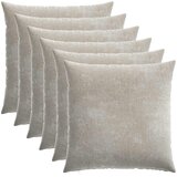  Presvlaka za jastuk 6 kom. HEERLEN Svjetlosiva 60 x 60 cm | shoptok.hr