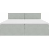  Krevet s od storage s madracem Svijetlo siva 100 x 200 cm | shoptok.hr