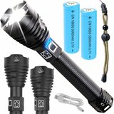 VERK_GROUP Akumulatorska LED XHP90 zoom ročna svetilka 6400mAh USB, (20459166) Cene