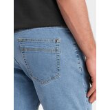 Ombre Men's denim shorts with rolled up legs - blue | Eponuda.ba