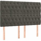  Krevet s oprugama i madracem tamnosivi 140x200 cm baršunasti | shoptok.hr