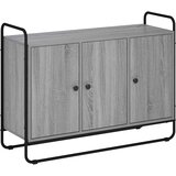  Komoda Siva Sonoma 102 x 35 x 75 cm Prerađeno drvo Slike