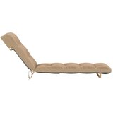 Jastučić za ležaljku VIANEN 100% poliester Pijesak - Pijesak 200 x 50 x 8 cm | shoptok.hr