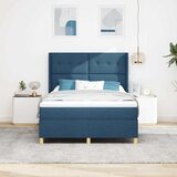  s opruga kutije s LED trakama Plava 140 x 200 cm tkanina | shoptok.hr