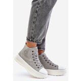 Big Star Insulated women's platform sneakers Big Star grey | shoptok.hr